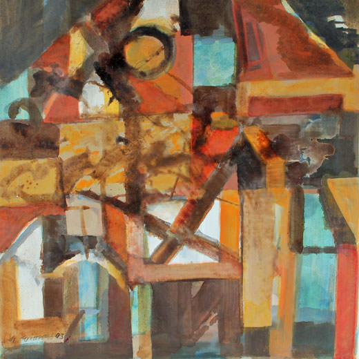 Alfred Wittwar . 1993 . Fassade in Vico . Kunsthandel Stradmann Alfred Wittwar . 1993 . Fassade in Vico . Kunsthandel Stradmann