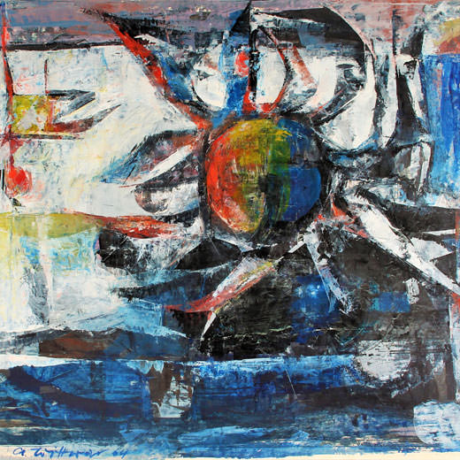 Alfred Wittwar . 1964 . Sonne . Kunsthandel Stradmann Alfred Wittwar . 1964 . Sonne . Kunsthandel Stradmann